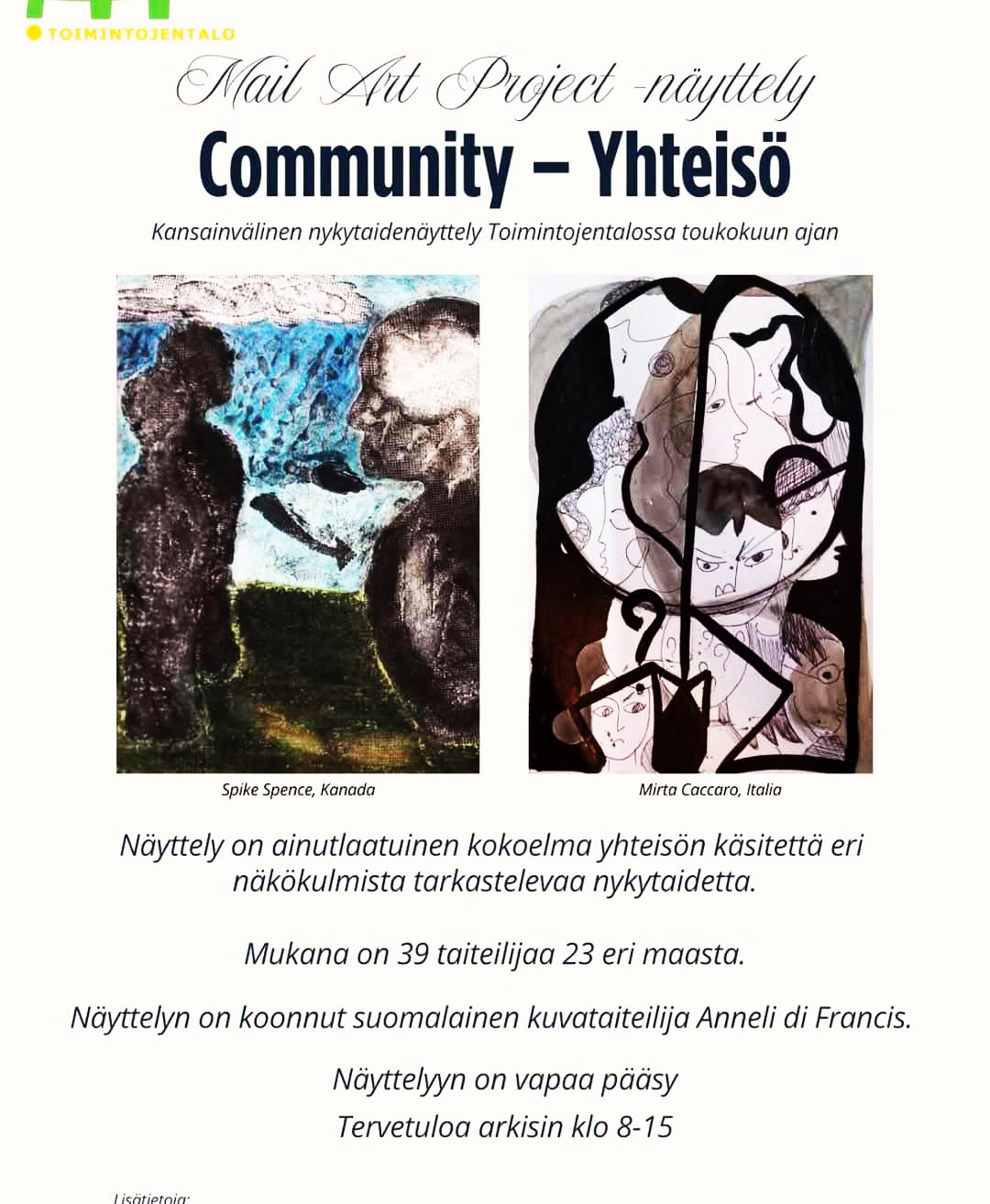 Art Mail Exhibition Community Finlanda 01 30 mai 25